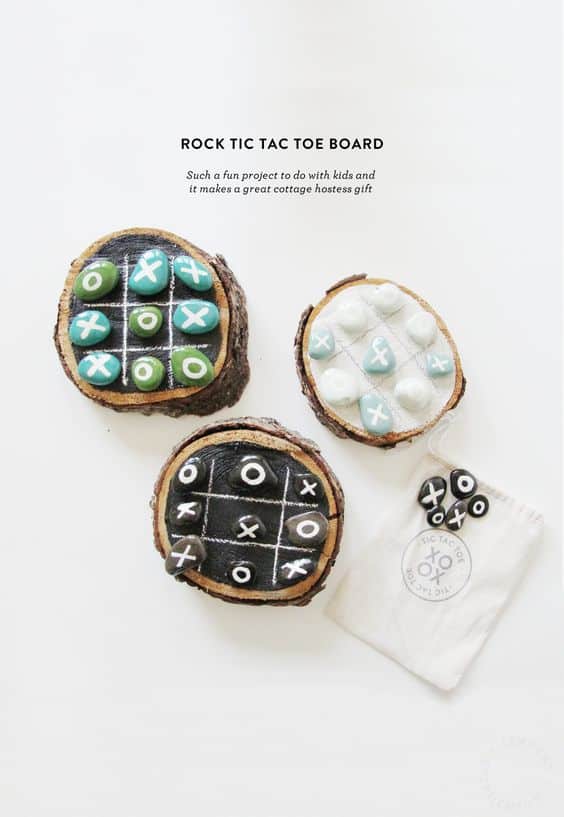 15. PETITE TIC TAC TOE BOARD