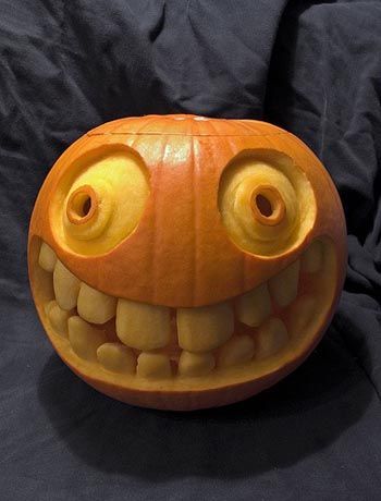 7. THE AWKWARD SMILE CARVING