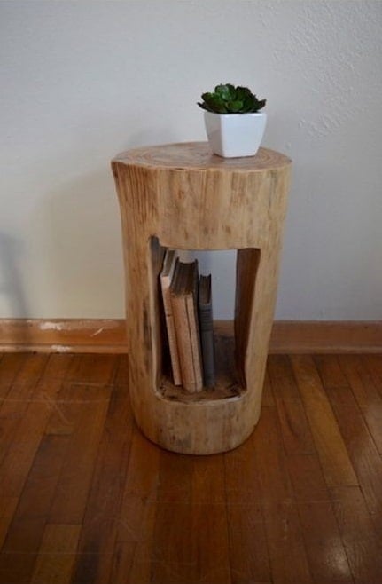 11. SIDE-TABLE WITH BOOK STORAGE
