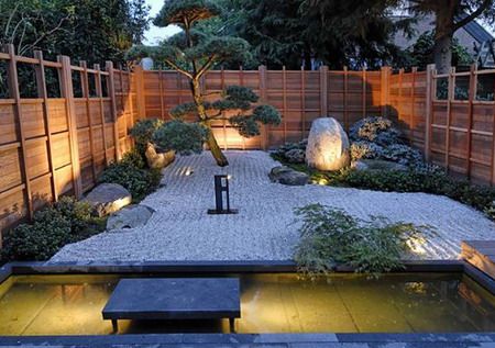 6. Serene zen garden in equilibrium