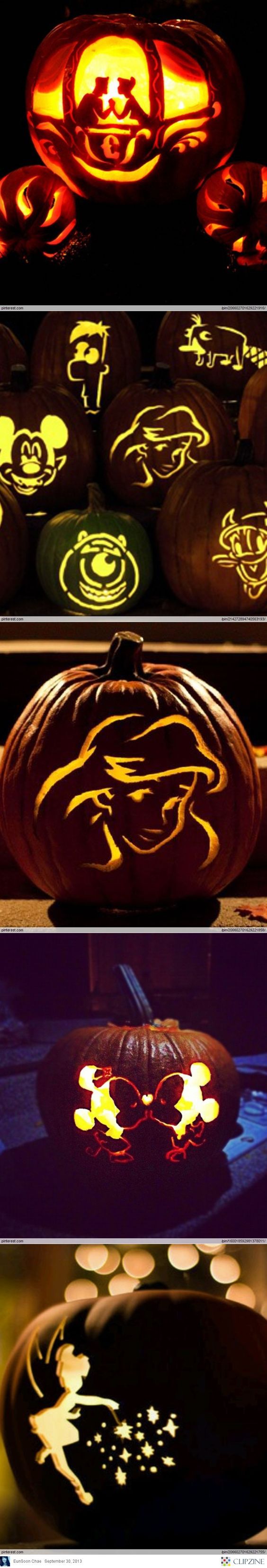 75. CINDERELLA PUMPKIN CARVINGS AMONG OTHER FAIRY TALE INSPIRED CARVINGS