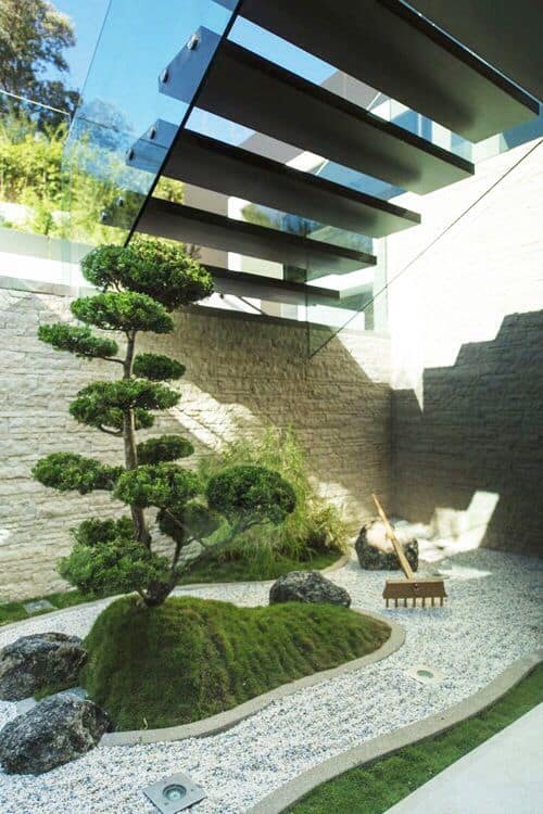 24. Small yard zen garden landscaping