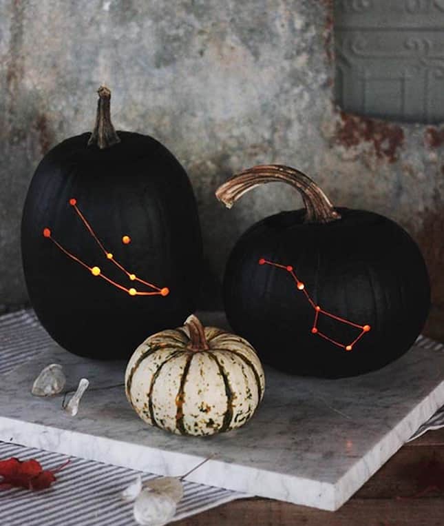 109. EPIC PUMPKINS DEPICTING CONSTELLATIONS 