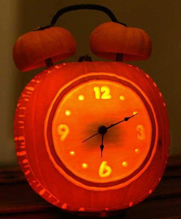 28 clock pumpkin