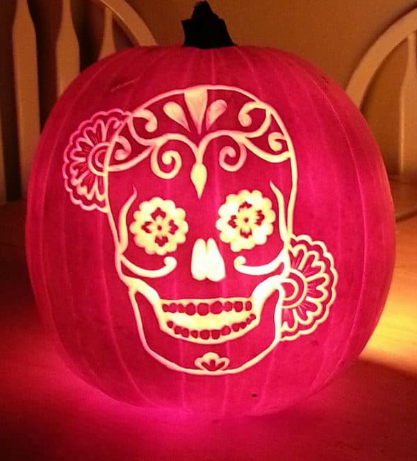 4 dia de los muertos pumpkin