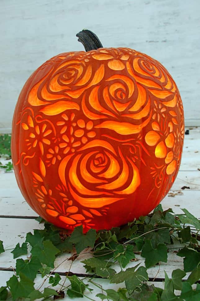 BouquetCarvedPumpkin