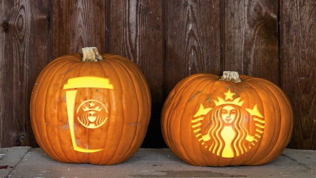 StarbucksCarvedPumpkins1