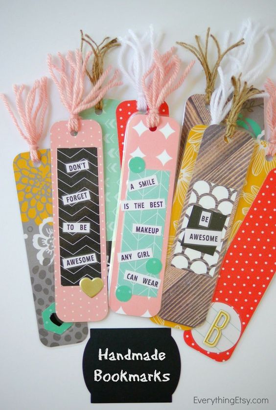 38. UNIQUE HANDMADE BOOKMARKS