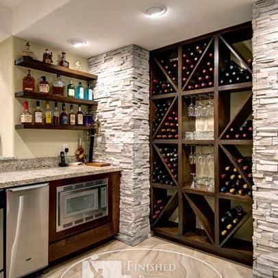 8. LOVELY WINE STORAGE WOOD STRUCTURE