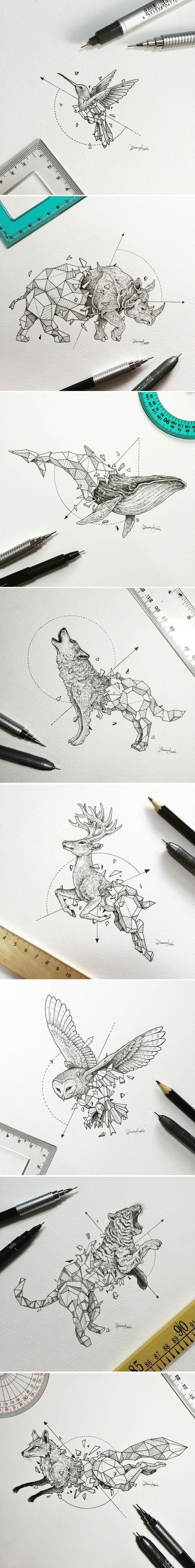 SCULPTING ANIMALS OUT OF GEOMETRY