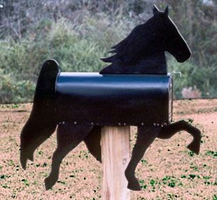 7. COOL HORSE SHAPED MAILBOX