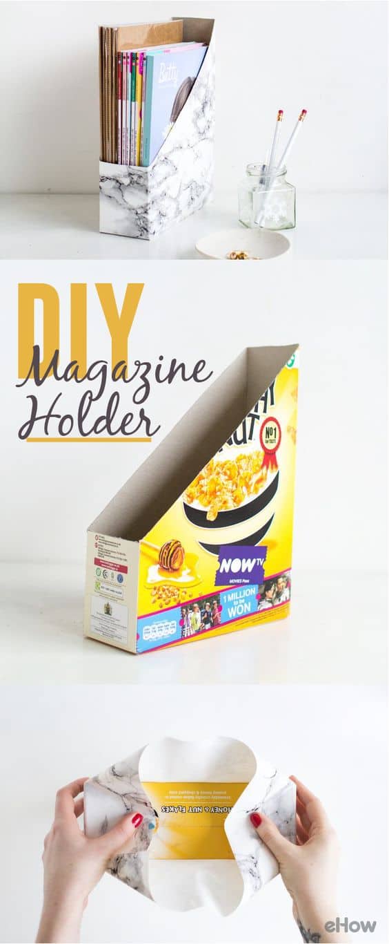 7. TAILOR DIY MARBLE MAGAZINE HOLDERS