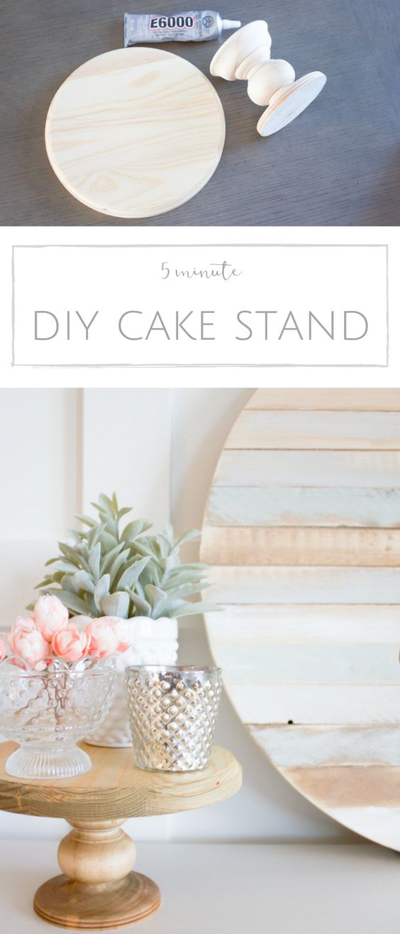 9. 5 MINUTE DIY CAKE STAND