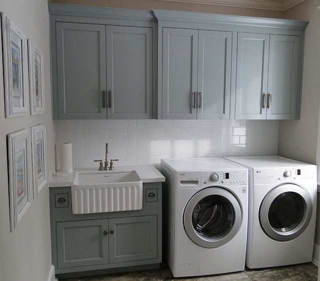 41 Beautifully Inspiring Laundry Room Cabinets Ideas