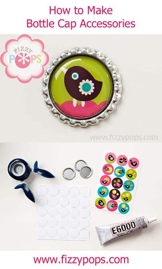 8. HAVE FUN WITH BOTTLE CAP CRAFTS