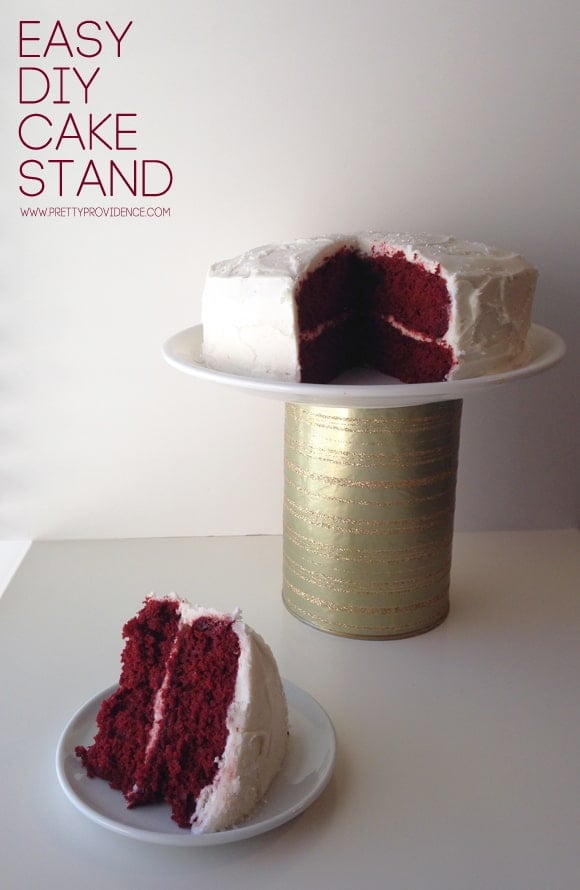 29. CHIC AND EASY TO DO DIY CAKE STAND