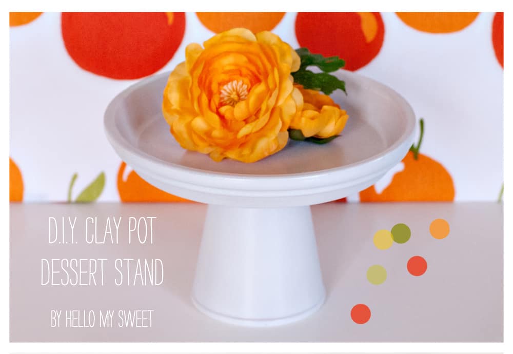 27. DIY CLAY POT DESSERT STAND