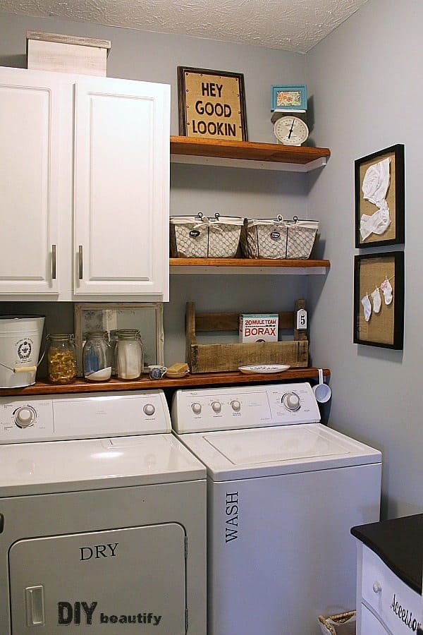 DIY Beautify laundry room final reveal 2