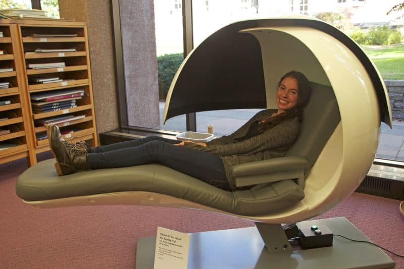 EnergyPod at a Wesleyan University library