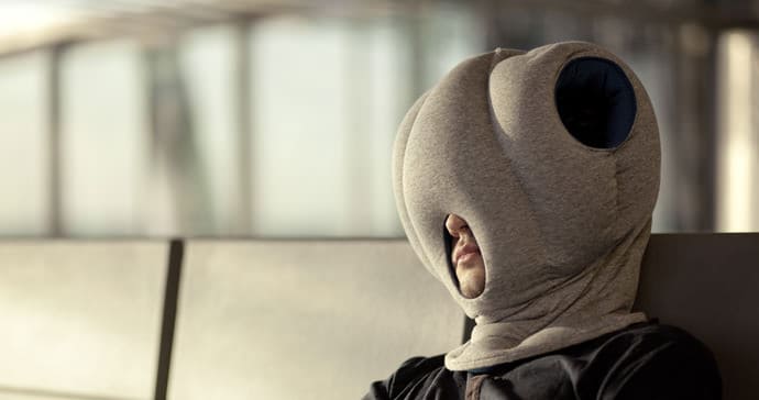 Nap time is just an Ostrich Pillow away