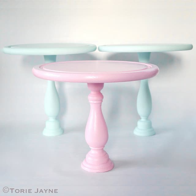 35. PASTEL COLORS ON DIY CANDLESTICKS