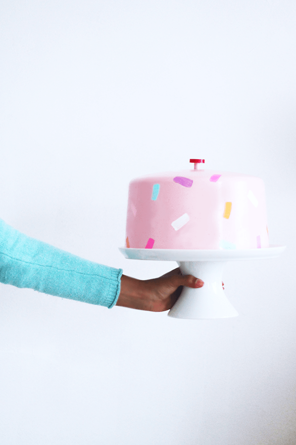 Sprinkle Hat Cake Stand