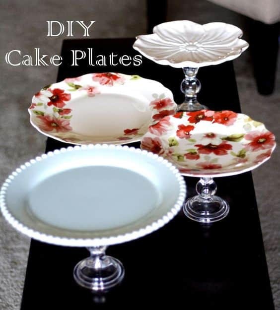 4. SIMPLE DIY CAKE PLATES