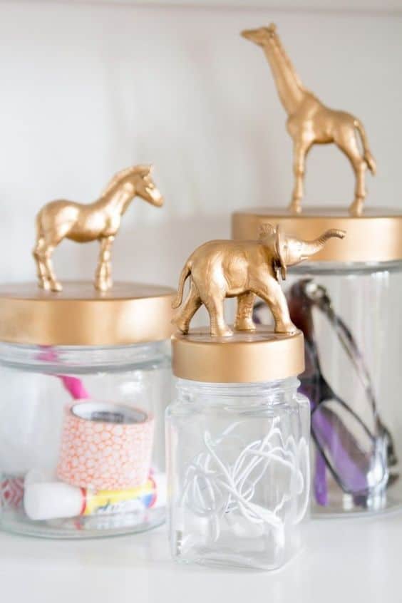 13. TRANSFORM YOUR JAR LIDS 