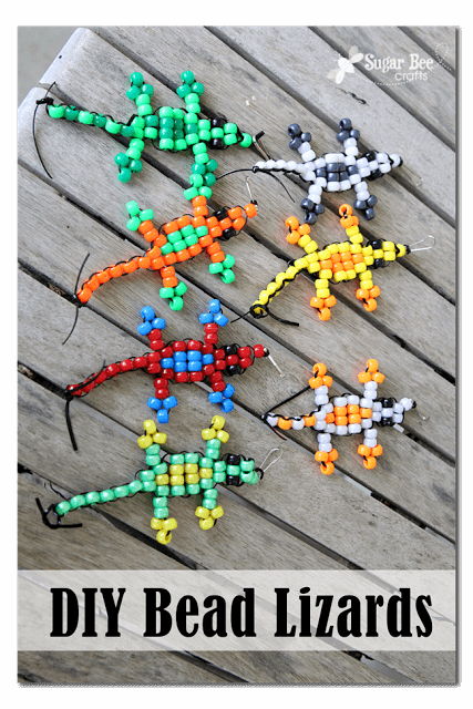 5. CRAFT BEAD LIZARDS