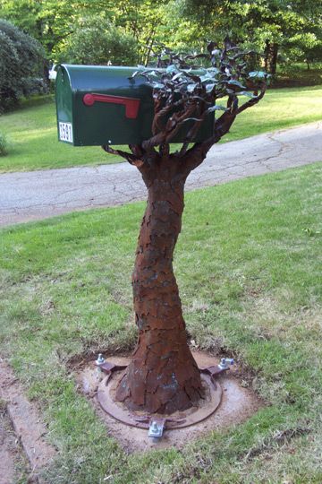 41. SCULPTURAL TREE-SHAPED MAIL