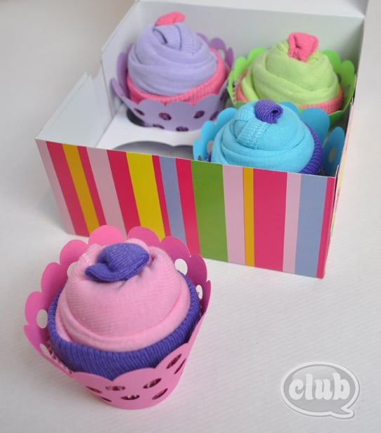 29. HAVE FUN WITH SOCK CUPCAKES