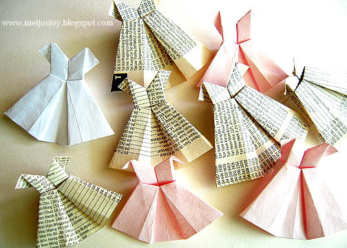 1. START JOY WITH ORIGAMI DRESSES