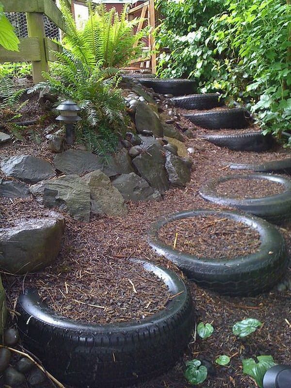 20 Ingenious DIY Tire Projects That You Can Add To Your Garden And Home Decor 14