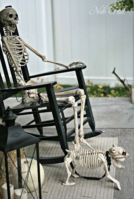 116. DECORATE YOUR PORCH WITH SKELETONS