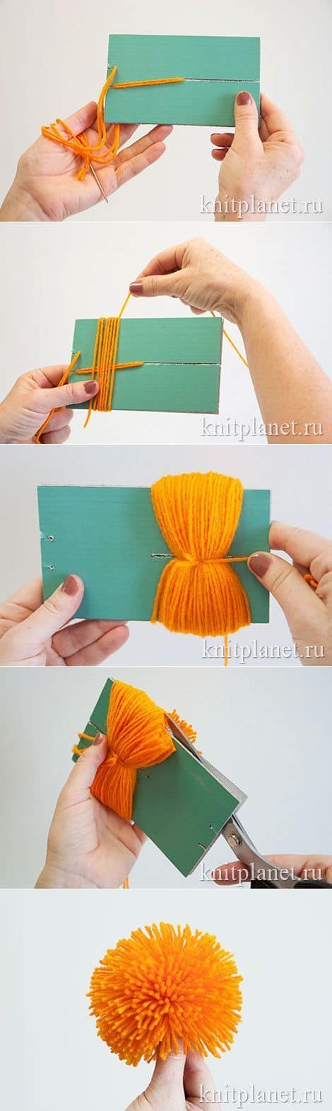 36. CARDBOARD TO POM POM TECHNIQUE 