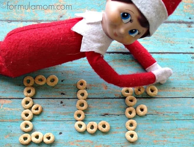 28. Using Cereal to Spell Elf