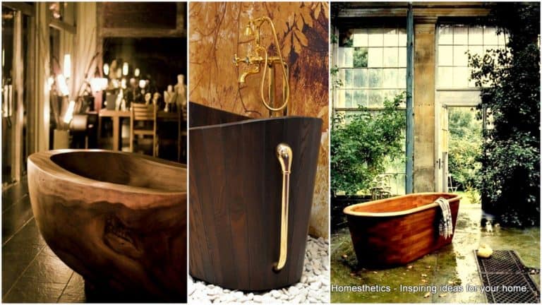 Super Epic Wooden Bathtub Design Ideas to Consider 1