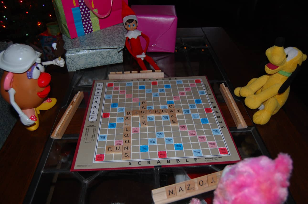 70. Elfie and Friends playing Scrabble