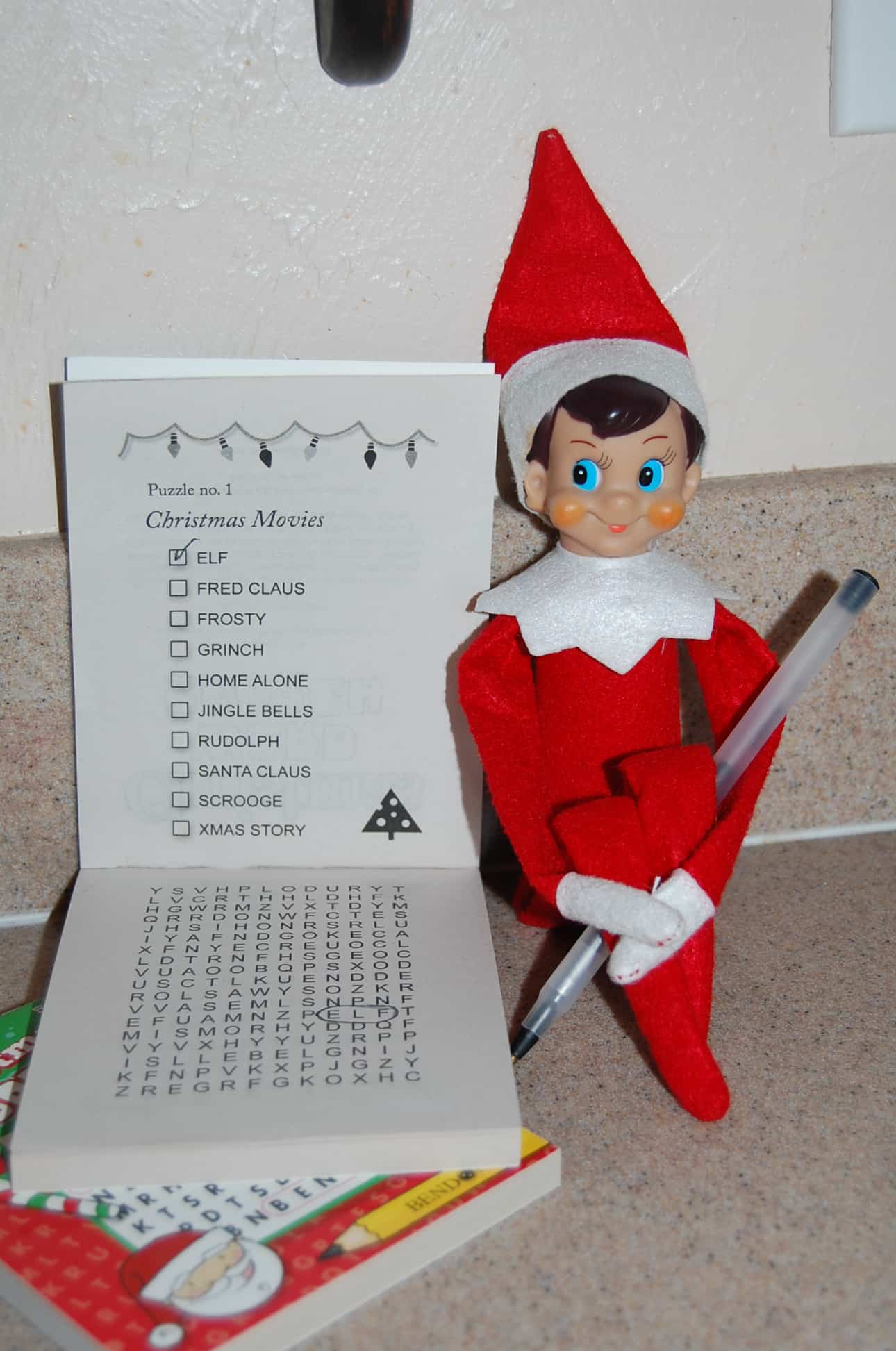 91. Elfie and the Christmas Crossword Puzzle