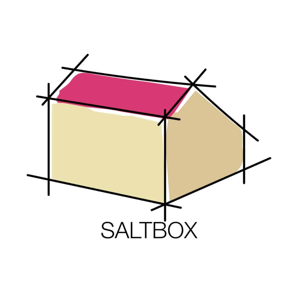 saltbox roof