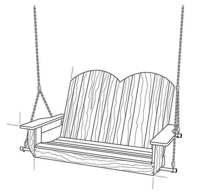 THE SIMPLE TWO SEATER PORCH SWING