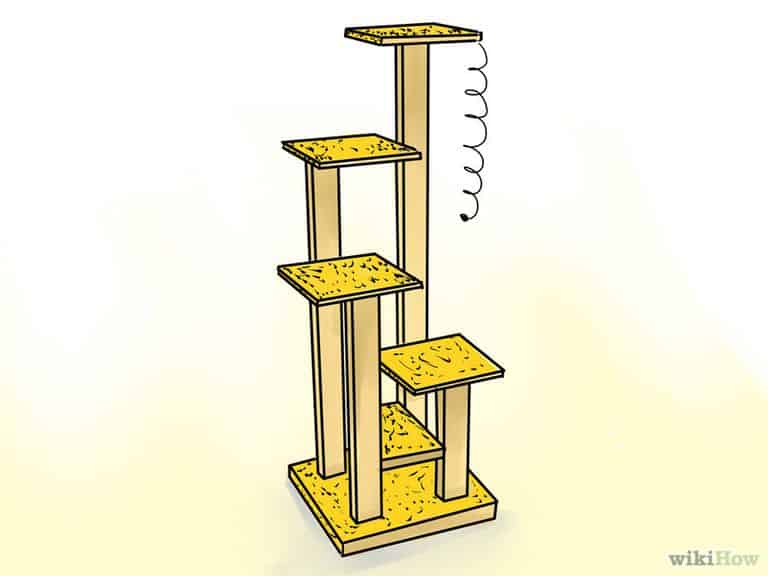 WIKIHOW SHOWCASES FREE CAT TREE PLAN 