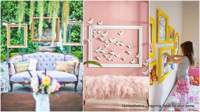 17 Inspiring DIY Empty Frame Projects That Are Easy To Make