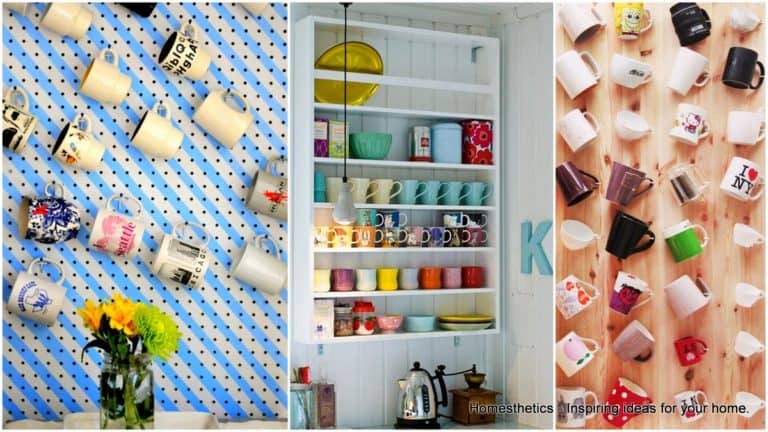 18 Ideas on How To Store Coffee Mugs in Your Decor Beautifully
