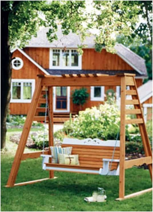 THE A-FRAME PORCH SWING plans