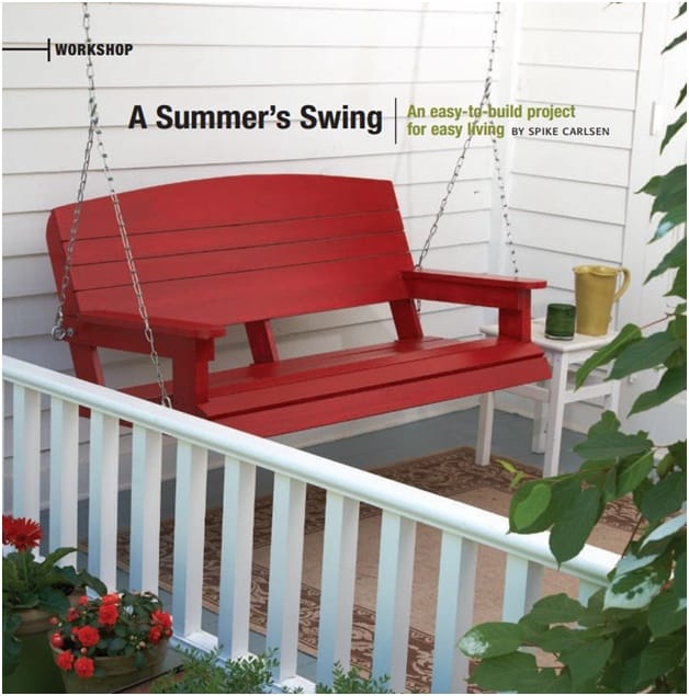 THE ELEGANT SKIL PORCH SWING