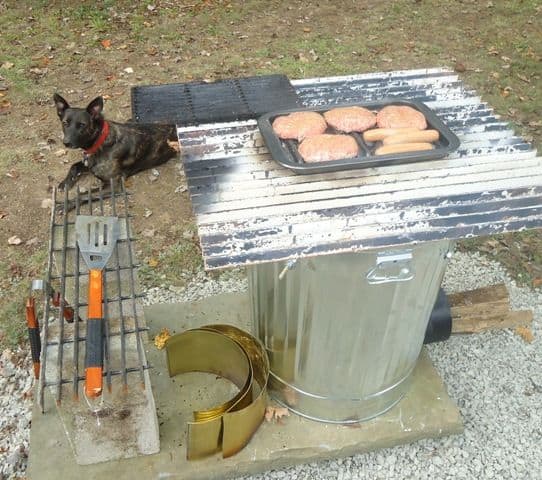 STOVE OUT OF A TRASH CAN?