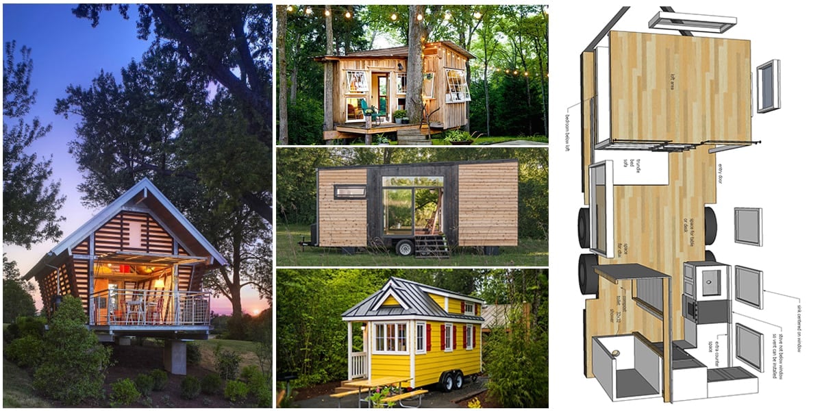 Free DIY Tiny House Plans for a Happy & Peaceful Life In Nature
