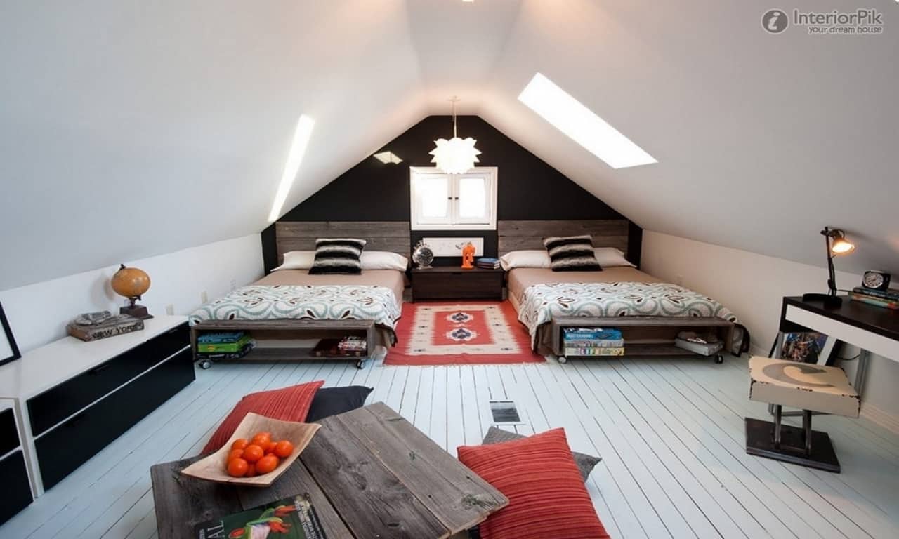 attic bedroom paint ideas attic bedrooms with slanted ceilings e4a2c0799fdafce7