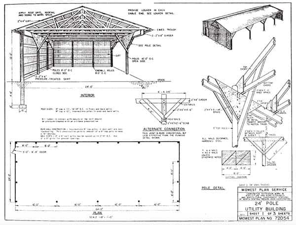  IOWA STATE UNIVERSITY FIFTEEN BARN PLANS 